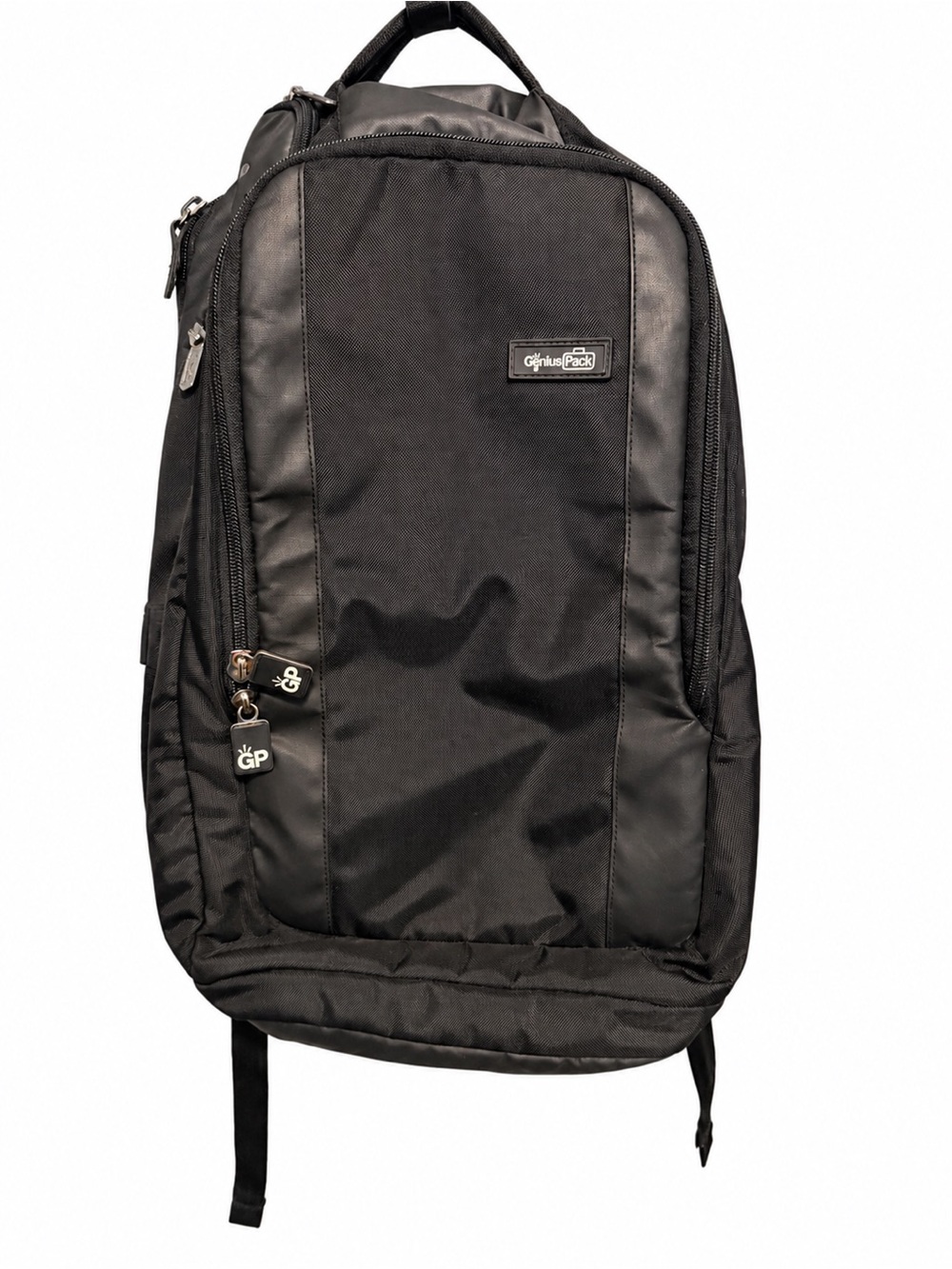 Genius Pack Travel Backpack Integrated Suiter Laptop Laundry Compression Black